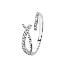 Ready to Ship High End Popular Jewelry Silver Rings Adjustable Ring